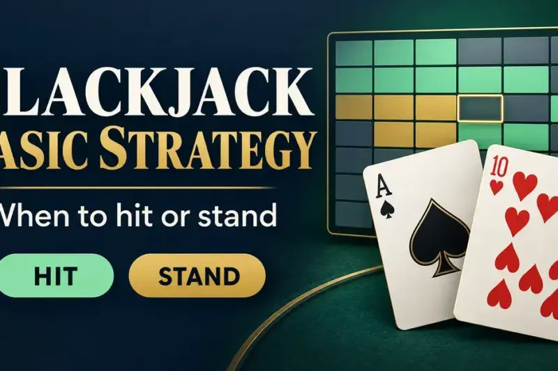 Blackjack Basic Strategy Chart: How to Read It and When to Hit or Stand