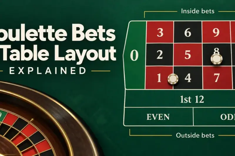 Roulette Bets and Table Layout Explained